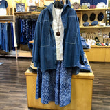 Skirt: Tiered, Ganji Shibori