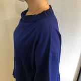 ガーゼ　ワイドネックプル