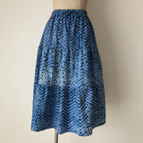 Skirt: Tiered, Ganji Shibori