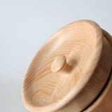 Tea caddy, horse chestnut, 06